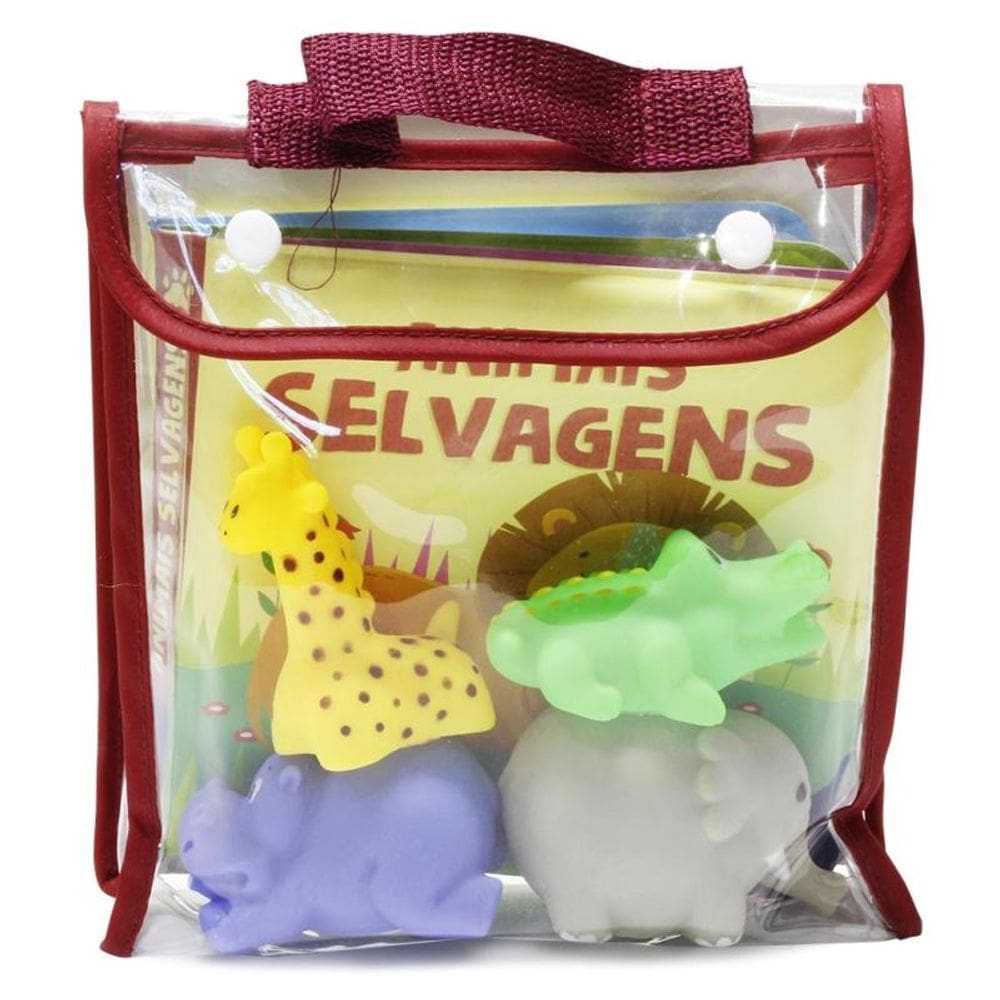 Diversão no Banho! Animais Selvagens