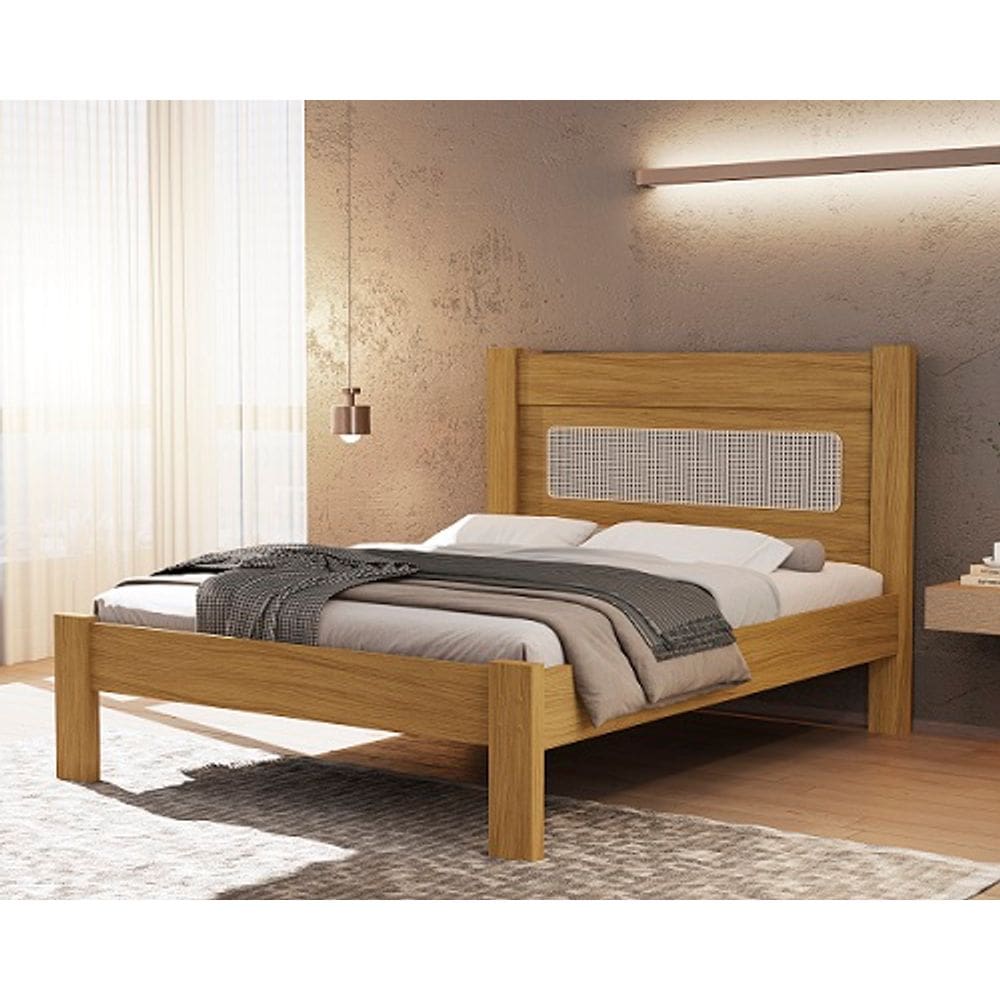 Cama De Solteiro Clara Nature - VJ Móveis