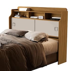 Cabeceira Jéssica Casal 1.4 Nature/Off White – VJ Móveis