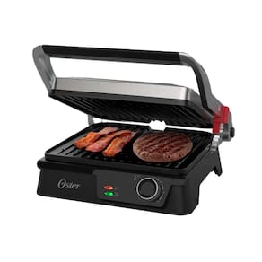Grill Eletrico Multiuso Inox Oster 2 em 1 OGRL610 1200W