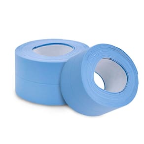 Fita De Vedação Adesiva Porta Janela Protetor 3 Metros X 3,5cm Cor:Azul
