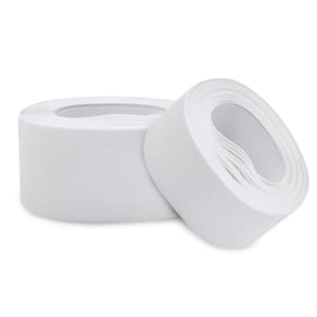 Fita De Vedação Adesiva Porta Janela Protetor 3 Metros X 3,5cm Cor:Branco