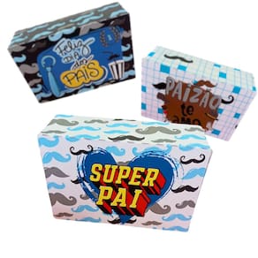 Kit 30 Lembrancinhas Decorativas Caixas Para Docinhos Presente Dia Dos Pais