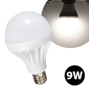 Lâmpada LED Bivolt E27 Cor Branco Neutro Casa Decoração 9W