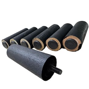 Pés Madeira 13cm - Kit com 7 Unidades Pezinho Cama Box