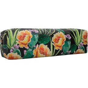 Estojo Escolar Florido Estilo Tropical Estampado Estampa:Floral