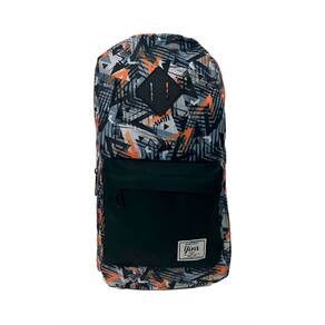 Mochila Transversal Regulável Camuflada Estampada Cor:Laranja