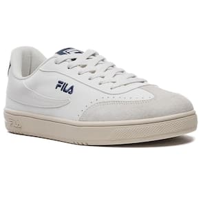 Tênis Fila Court 80 Masculino - Branco e Marinho