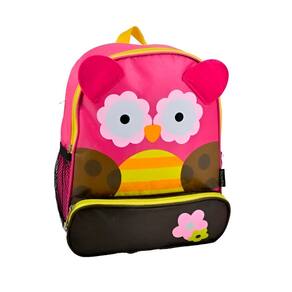 Mini Mochila Infantil Personagem Bichinhos Escolar Personagem:Coruja