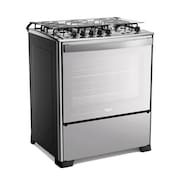 Fogão a Gás Dako Magister Inox Style 5 Bocas Mesa Inox - Bivolt