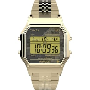 Relógio Timex Digital Vintage T80 Dourado TW2V18900