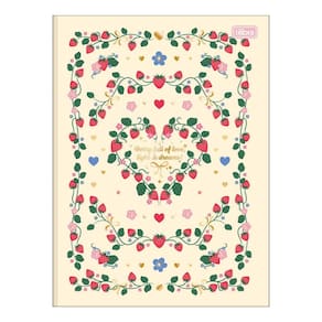 Caderno Brochurão Grande Universitário Be Berry Morangos 80 Folhas Capa Dura - Tilibra | Papelaria | Material | Fofo |