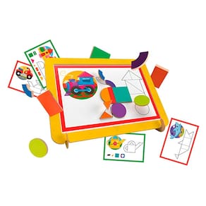Brinquedo Educativo Jogo Formas Magnéticas Infantil