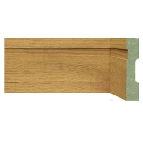 Kit Rodapé de MDF 10 Barras Frisadas de 10cm x 2,40m Rende 24 Metros Moldufama Carvalho Prime