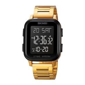 Relógio Unissex Skmei Digital 1859 Dourado E Preto