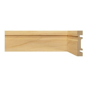 Kit Rodapé de MDF 15 Barras Frisadas de 7cm x 2,40m Rende 36 Metros Moldufama Carvalho