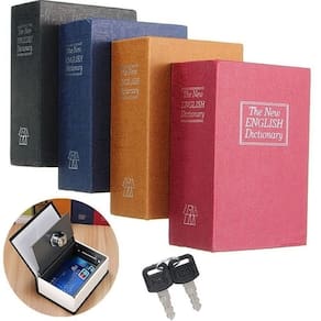 Cofre Livro Dicionario Ingles Dinheiro Camuflado Pequeno