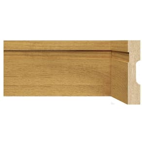 Kit Rodapé de MDF 10 Barras Frisadas de 10cm x 2,40m Rende 24 Metros Moldufama Carvalho Prime