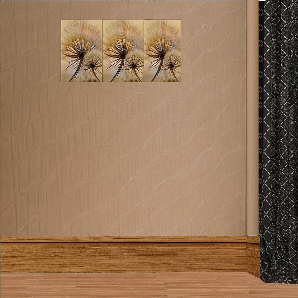 Rodapé de MDF Frisado de 10cm x 2,40m Rende 2,4 Metros Moldufama 1002 Nogueira Málaga