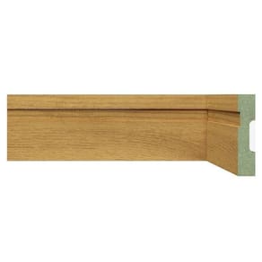 Kit Rodapé de MDF 30 Barras Frisadas de 7cm x 2,40 Rende 72 Metros Moldufama Carvalho Prime