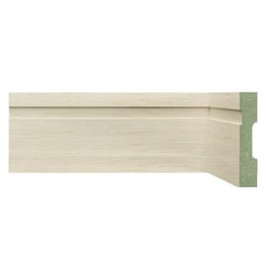 Kit Rodapé de MDF 5 Barras Frisadas de 10cm x 2,40m Rende 12 Metros Moldufama Decapê Provence
