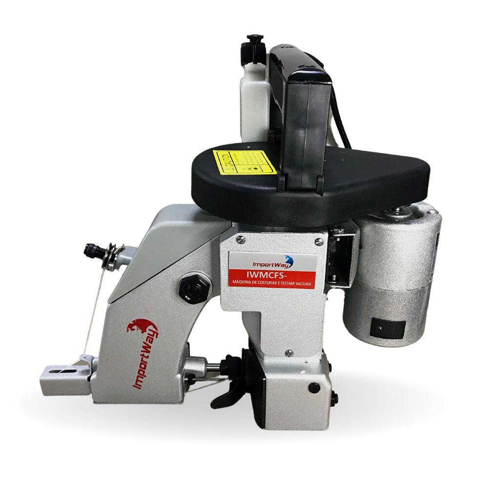 Máquina de Costurar Fechar Boca Saco Sacaria 220V Fechadeira Industrial Portátil Importway Iwmcfs-02