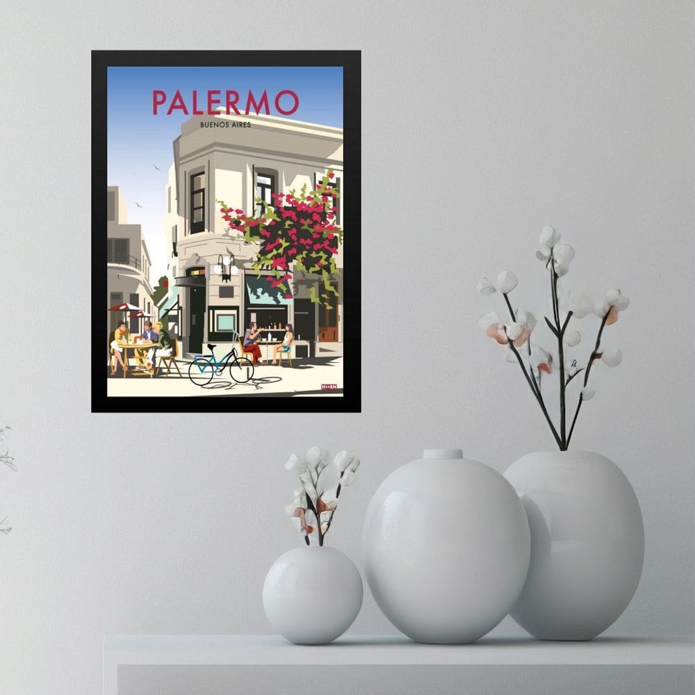 Quadro Decorativo Palermo - Buenos Aires 24X18Cm