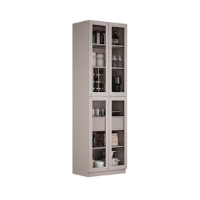 Cristaleira 4 Portas Em Vidro Essence 230cm - Itatiaia Fendi