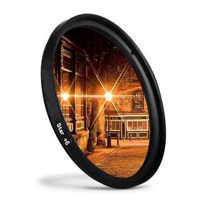 Filtro Star 62Mm Cross 6X  Estrela De 6 Pontas