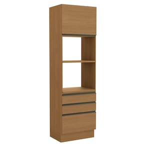 Torre Quente 2 Fornos 240x70 cm 2P 3G MDP Maxxi G750 Canela Kappesberg