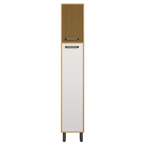 Paneleiro de Cozinha 40cm Emily Freijó/Ripado/Off Acetinado Z44 - Mpozenato