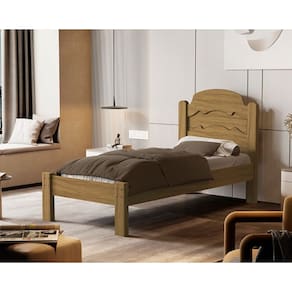 Cama Iris 0.9 Solteiro Nature – VJ Móveis