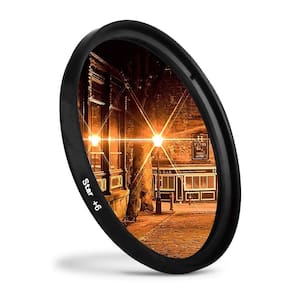 Filtro Star 62Mm Cross 6X  Estrela De 6 Pontas