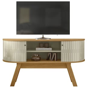 Rack Bancada Tv 55 Pol 136 cm Atlanta Cumaru Opala MADETEC