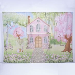 Painel de Festa Retangular Bosque de 6,00x3,00m - Fera Print