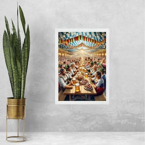 Quadro Para Espaço Gourmet - Oktoberfest 45X34Cm