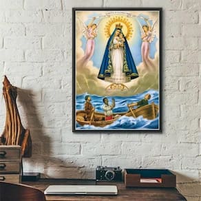 Quadro Nossa Senhora Dos Navegantes 24X18Cm