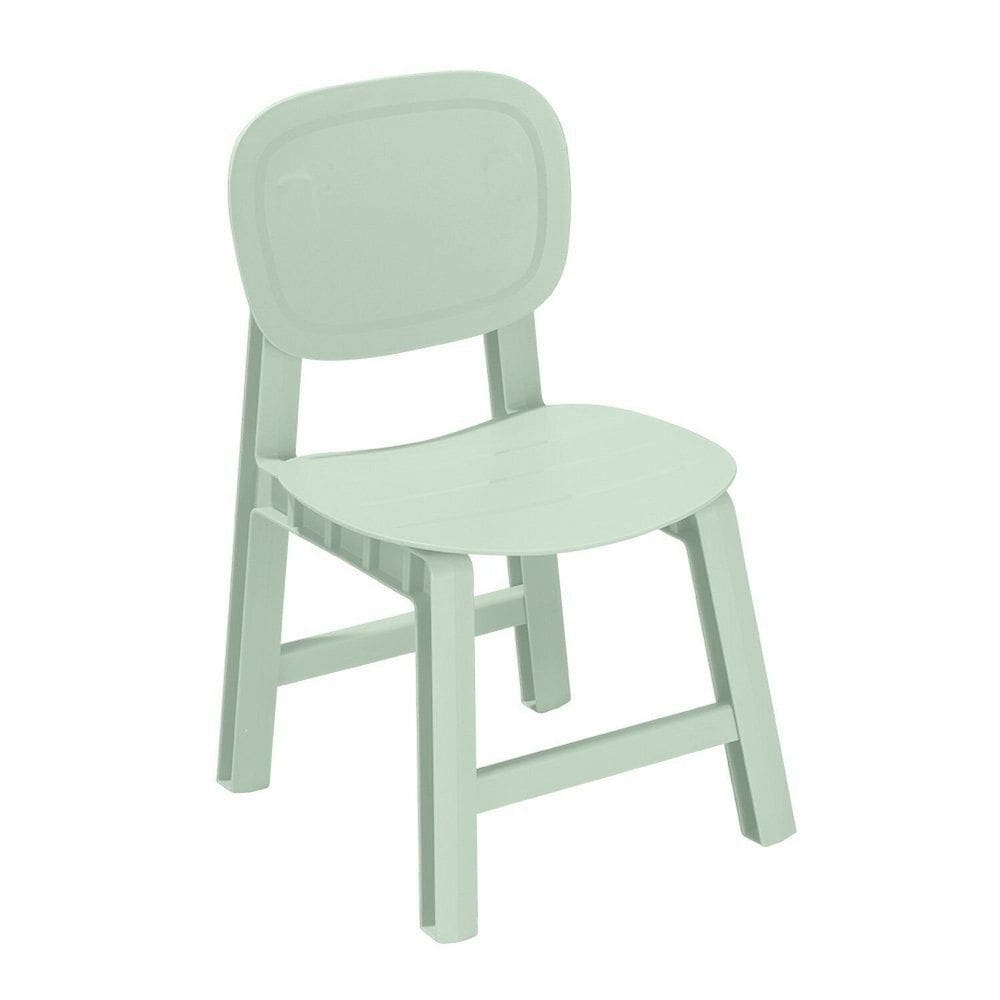 Cadeira Infantil em Polipropileno 58cm X 45cm Verde Menta