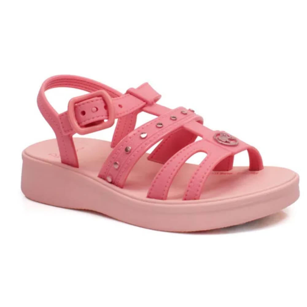 Sandália Grendene Barbie Personagem Confortável Infantil Rosa