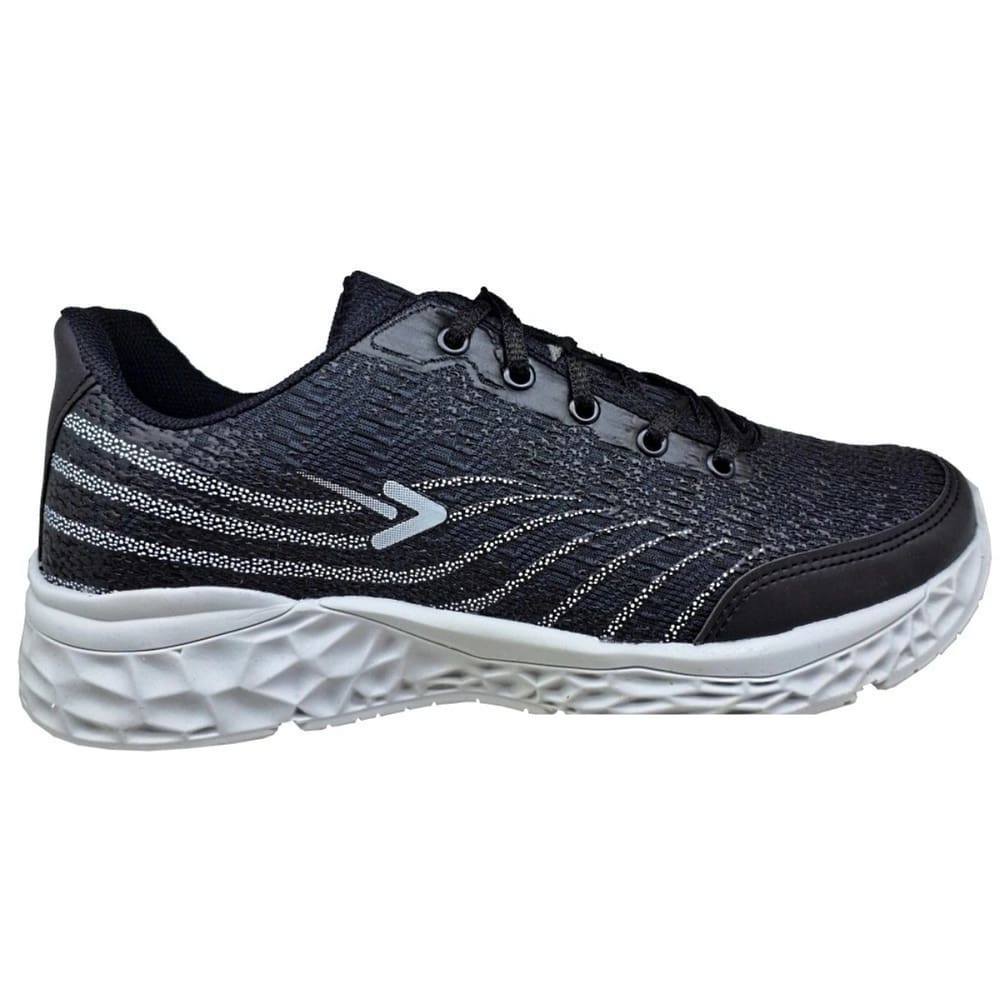 Tênis Box 200 Jogger Confortável Masculino Preto Branco