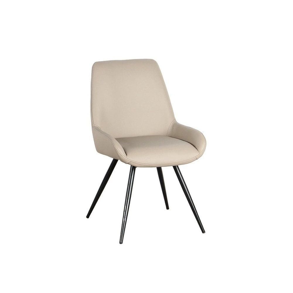 Cadeira para Sala de Jantar Giratória Aline Cinza