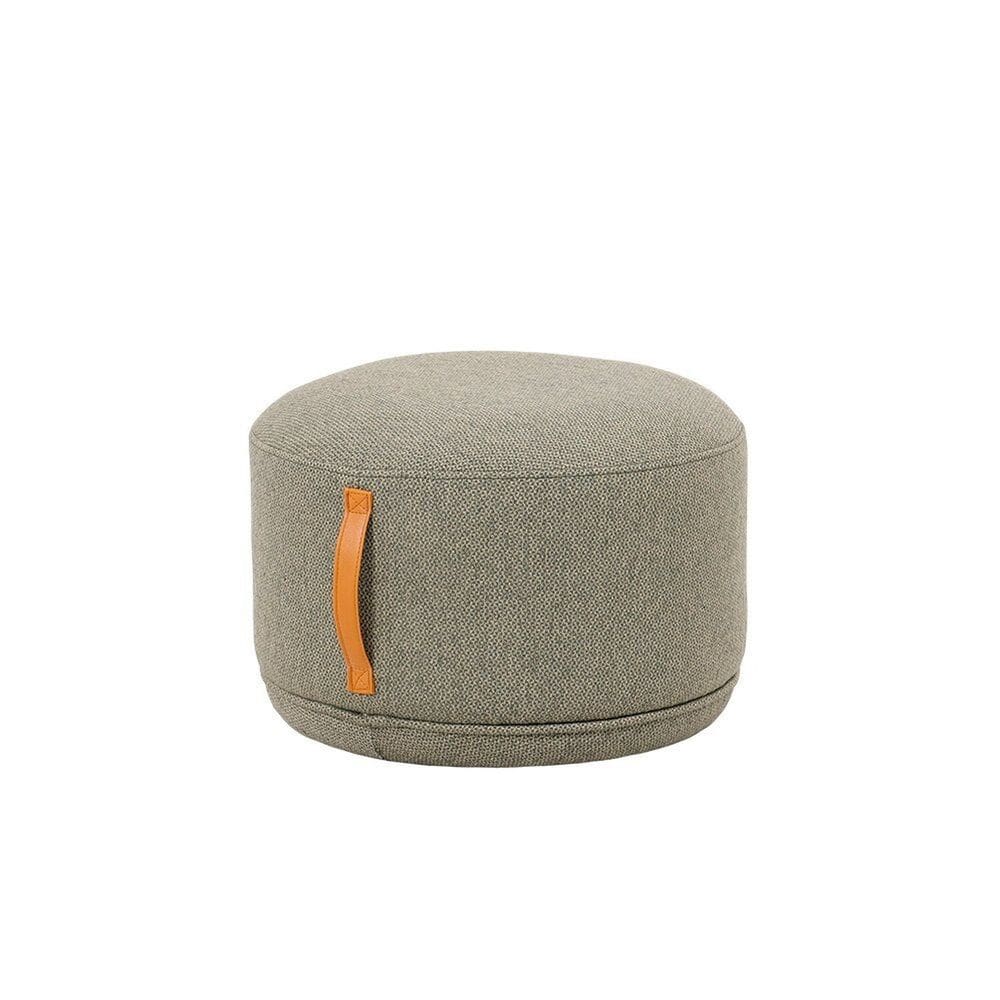 Puff para Sala de Estar Poliéster Lounge Verde Stone
