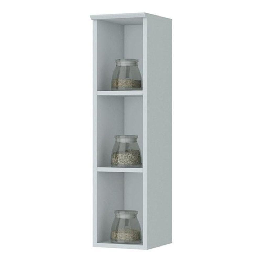 Armário Aéreo Nicho 20cm Americana Branco - Móveis Henn Branco