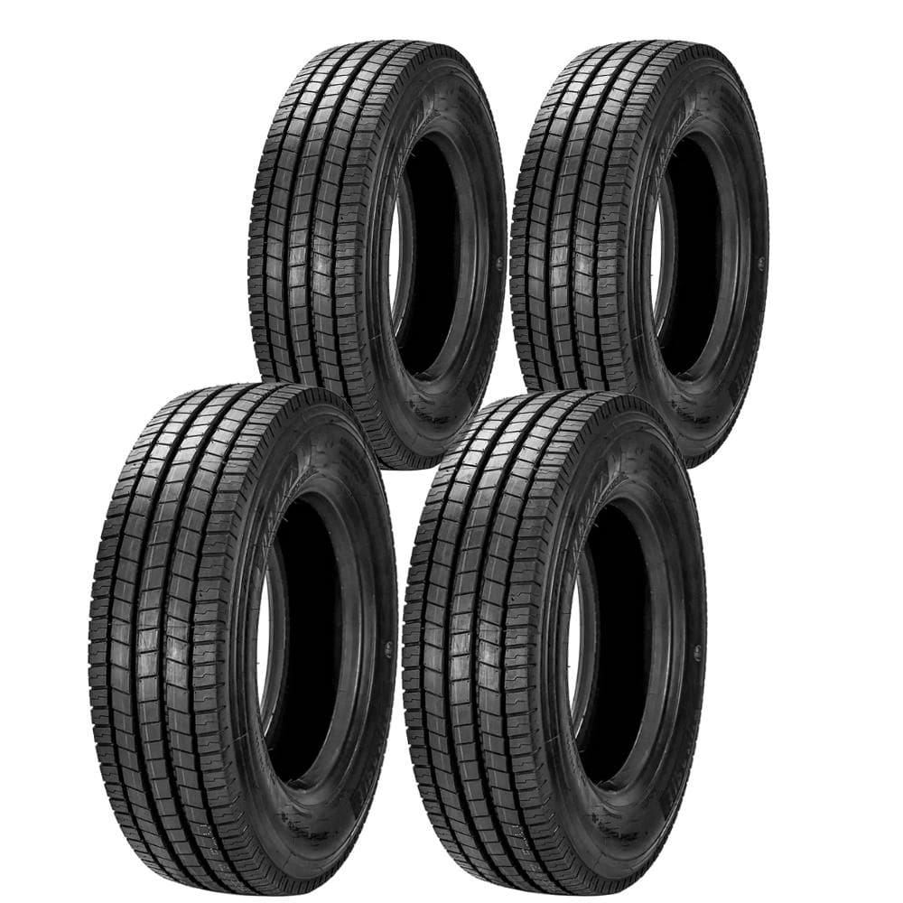 Kit 4 Pneus 215/75R17.5 Liso 18 Lonas 135/133J Ecoplus C2 Xbri