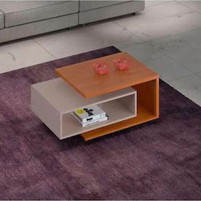 Mesa De Centro Diva Jcm Movelaria - Cinamomo/off