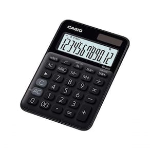 Calculadora De Mesa 12 Dígitos Preta - Ms-20uc-bk-n-dc
