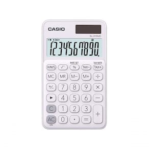 Calculadora De Bolso 10 Digitos Branca - Sl-310uc-we