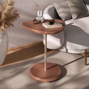 Mesa Lateral Apoio Mdf 45cm Multimóveis Cr45302 Terracota