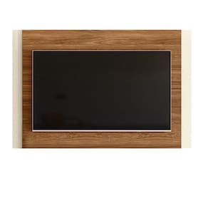 Painel Extensível Fresno Cinamomo Mel-pérola Metalizado Para Até 60? - Mobler Cinamomo Mel-pérola Metalizado