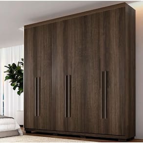 Guarda Roupa Moscou 6 Portas Imbuia - Benetil
